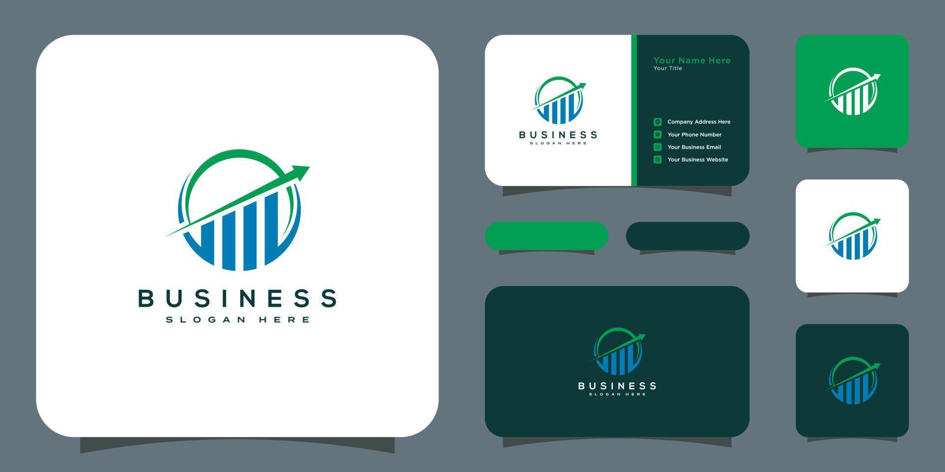 modelo de logotipo de negócios finanças design de ícone de vetor