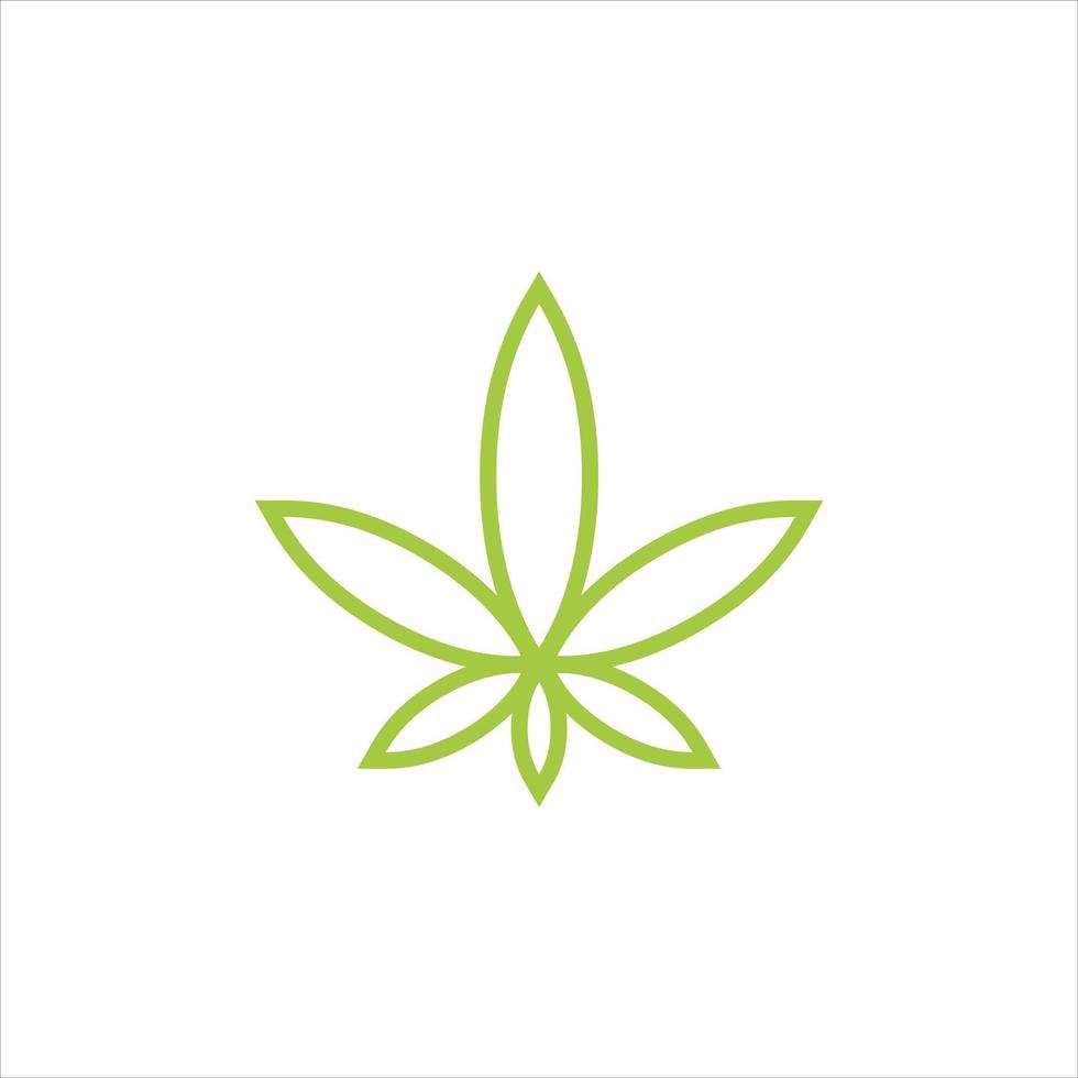 logotipo de produtos de extrato de cbd de maconha vetor