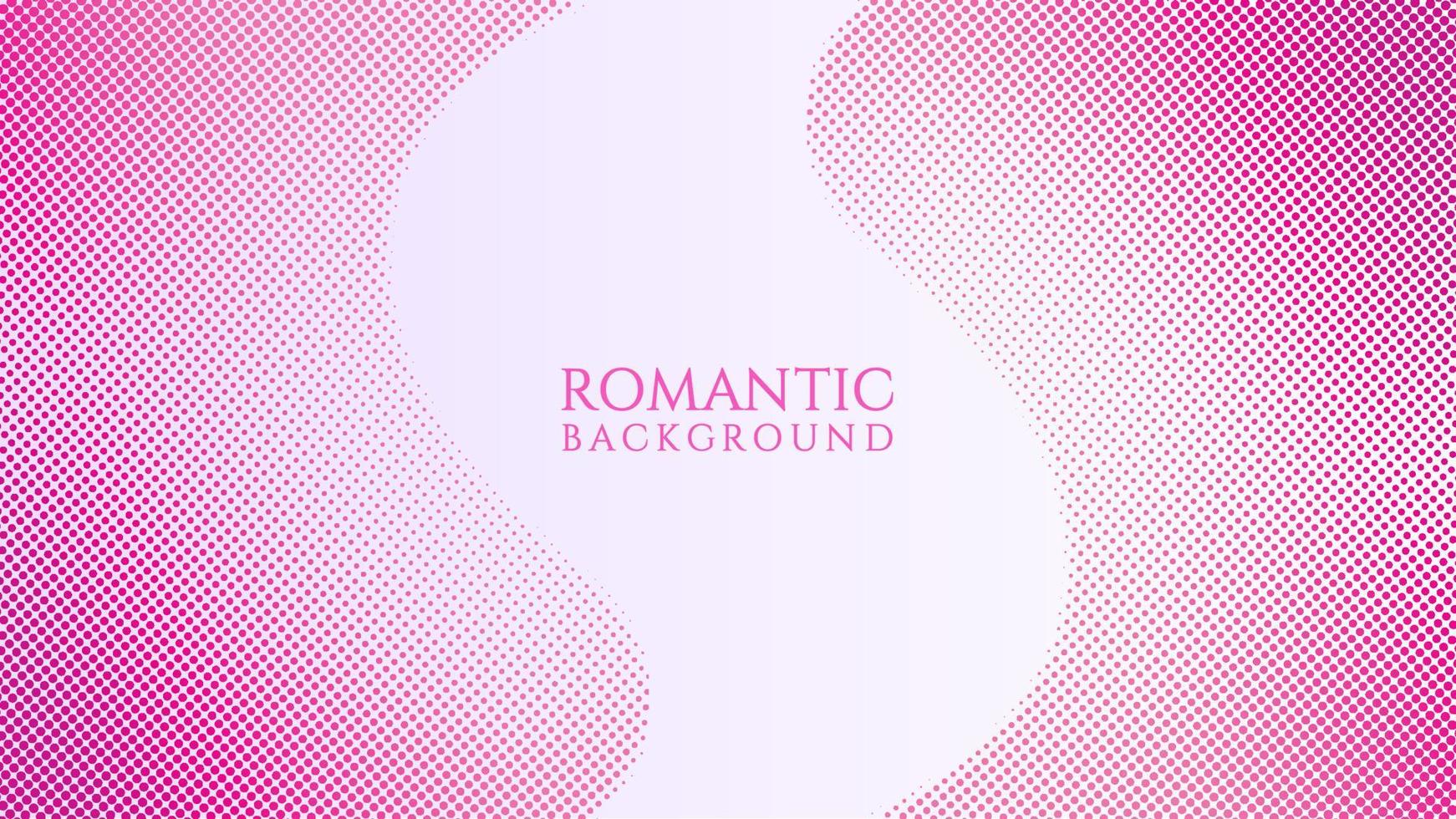 modelo de design de fundo de meio-tom, pop art, ilustração de padrão de pontos abstratos, elemento de textura vintage, gradiente violeta rosa, cor romântica, dia dos namorados vetor