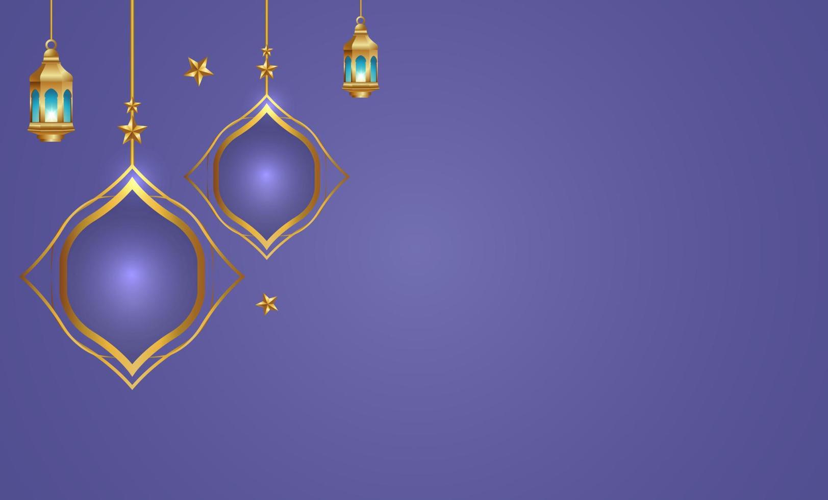 ilustração do projeto do fundo do banner ramadan kareem vetor