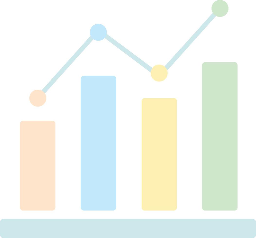 progresso de negócios de crescimento de gráfico gráfico vetor