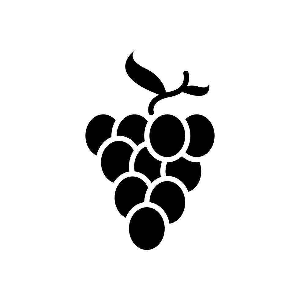 vetor de ícone de uvas