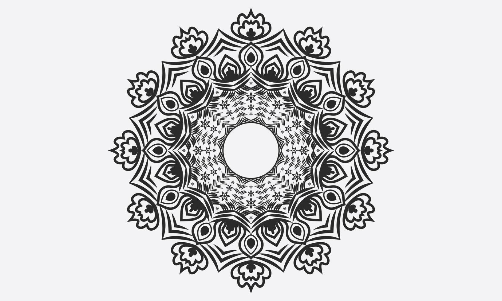 design de padrão de mandala. vetor