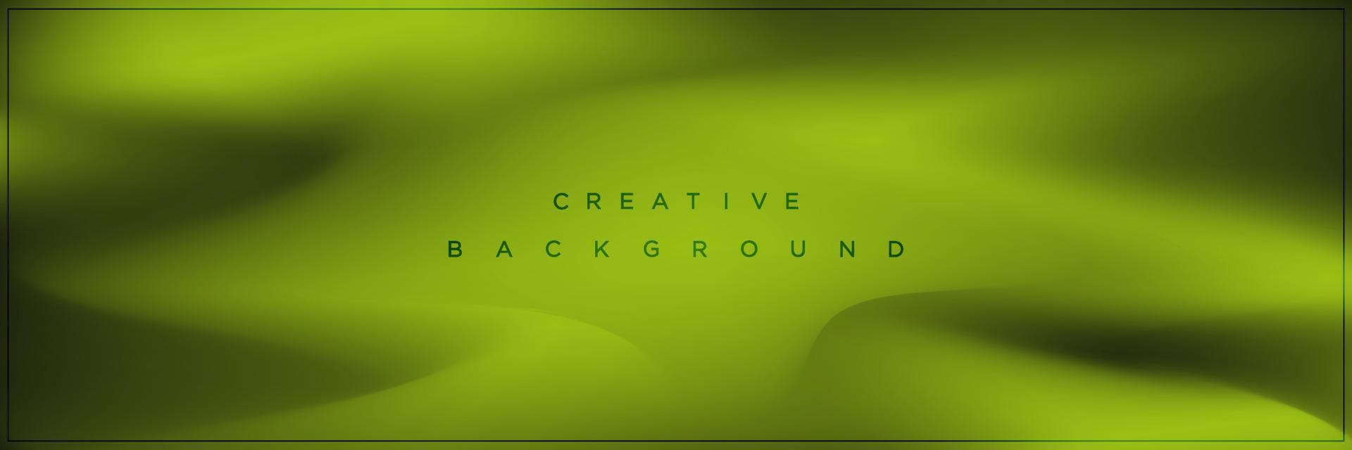 design de fundo de banner gradiente verde abstrato moderno vetor