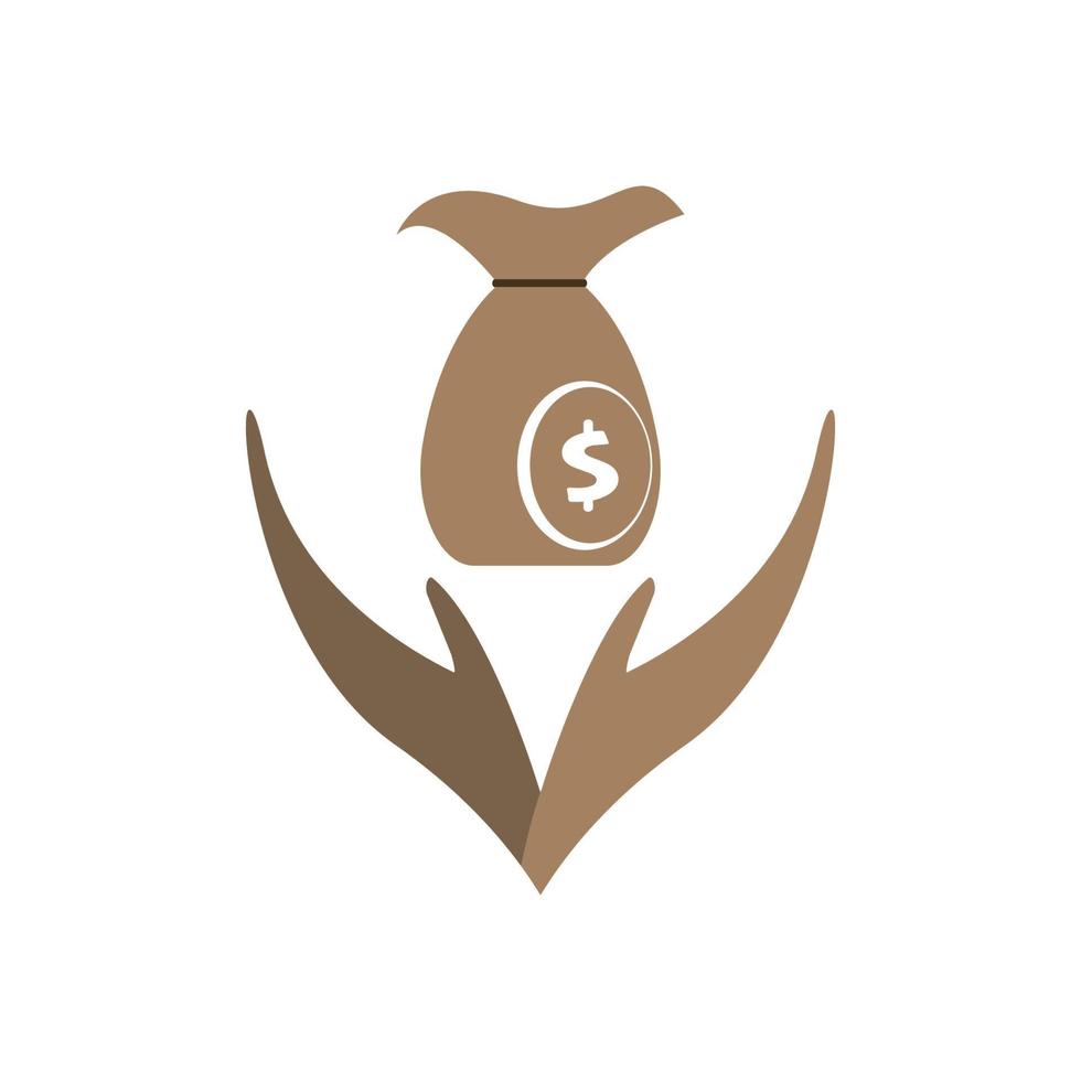 ilustração vetorial de logotipo de símbolo de dólar vetor