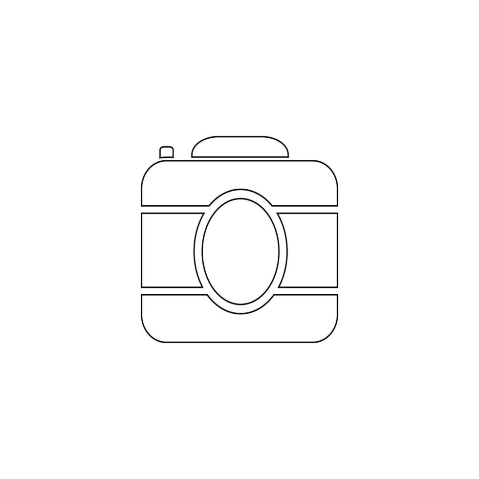 design de ilustração de imagem de ícone de câmera vetor