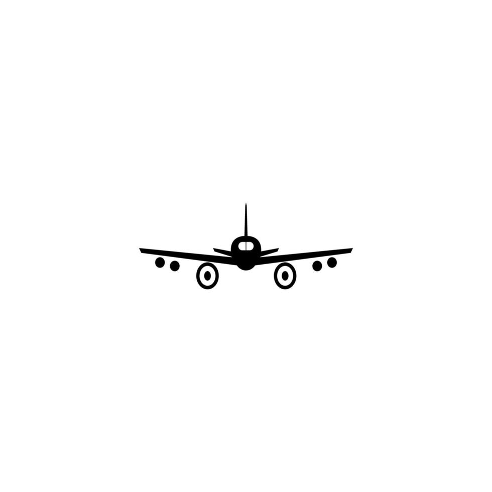 ilustração de logotipo de vetor de ícone de avião