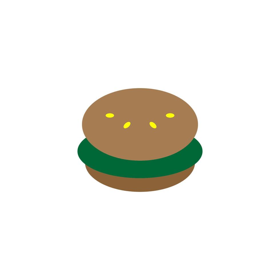 design de ilustração de ícone de hambúrguer vetor