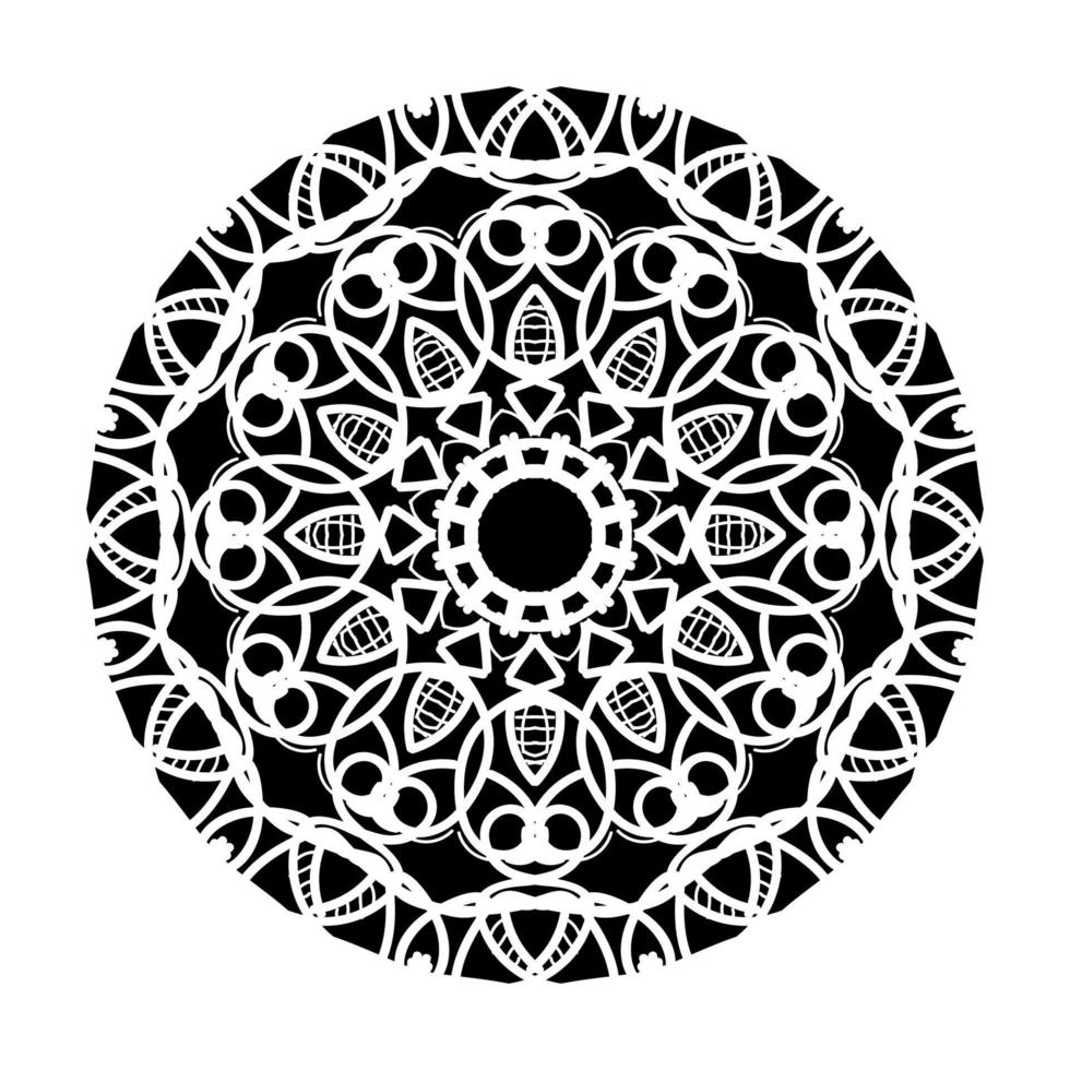 design de mandala indiano ornamental de luxo. vetor