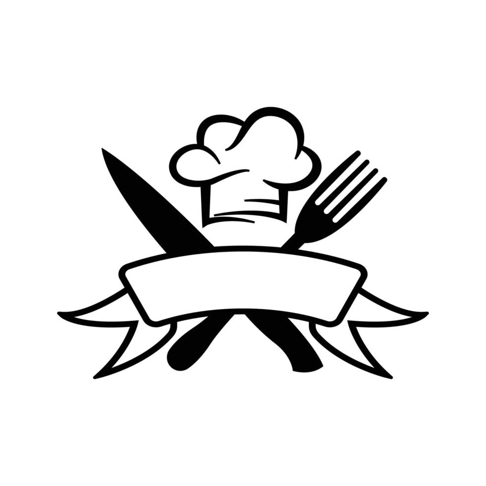 vetor de modelo de design de ícone de logotipo de restaurante