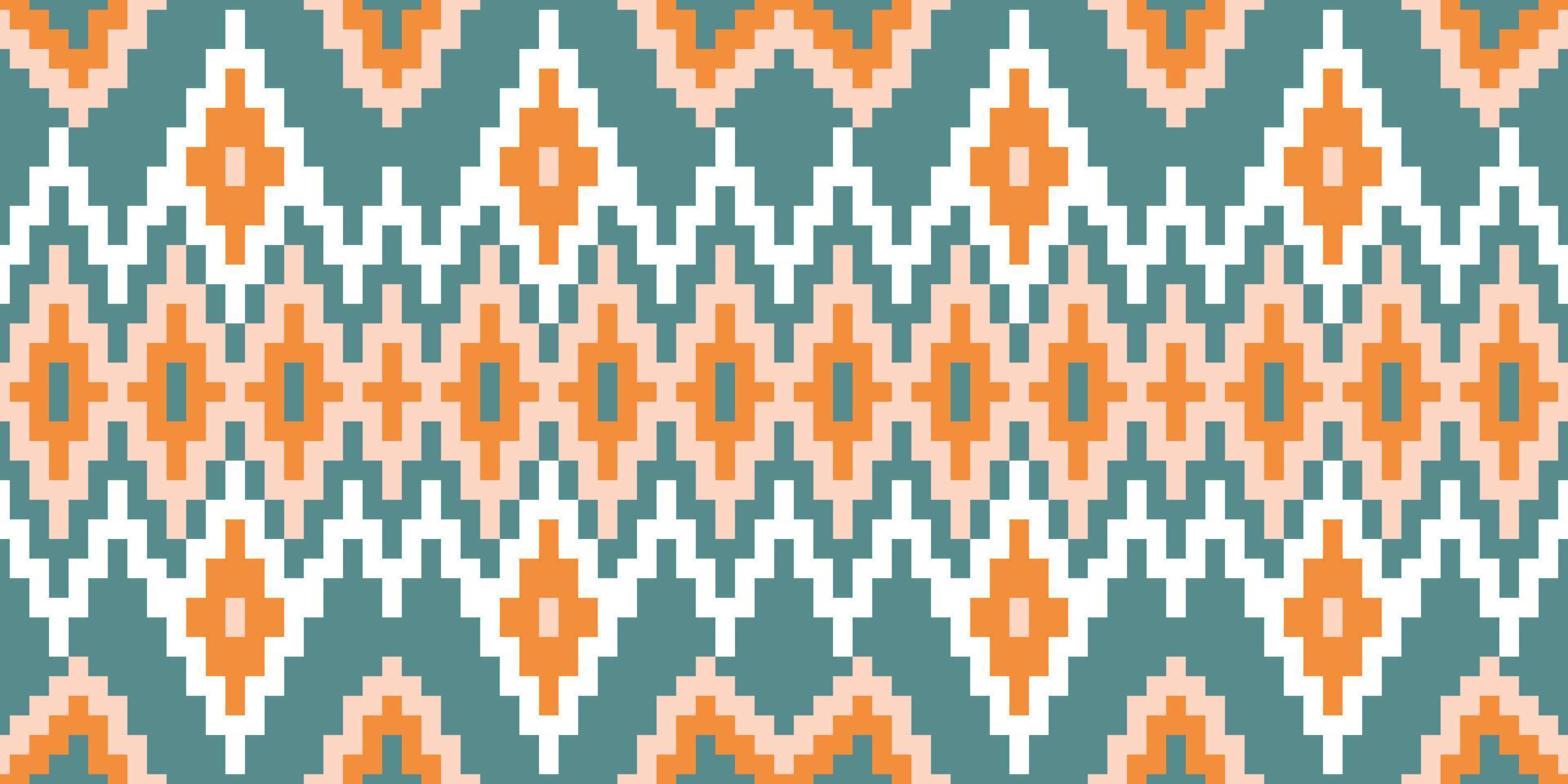 design de padrão sem emenda étnico geométrico tradicional americano africano. tecido asteca tapete ornamento chevron têxtil decoração papel de parede. fundo de bordado de peru boho tribal vetor