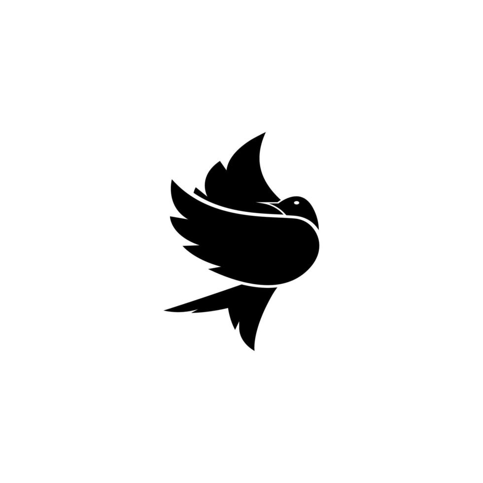ilustração do logotipo do pássaro vetor