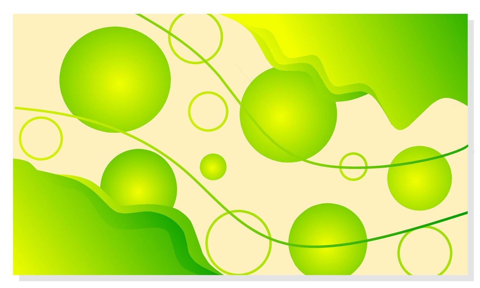 abstrato verde com gradiente amarelo. pode ser usado como capa, pôster, banner ou qualquer outra coisa vetor