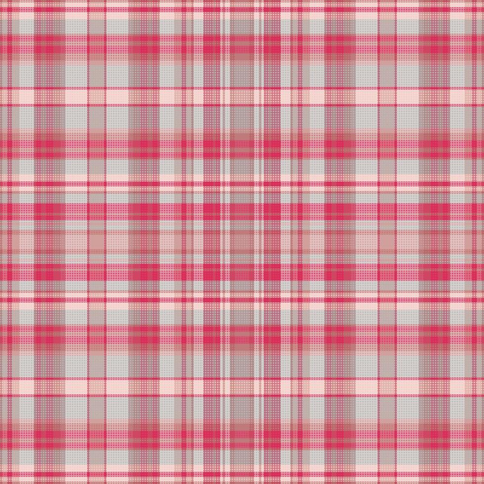 xadrez tartan sem costura de fundo com cor dos namorados. vetor