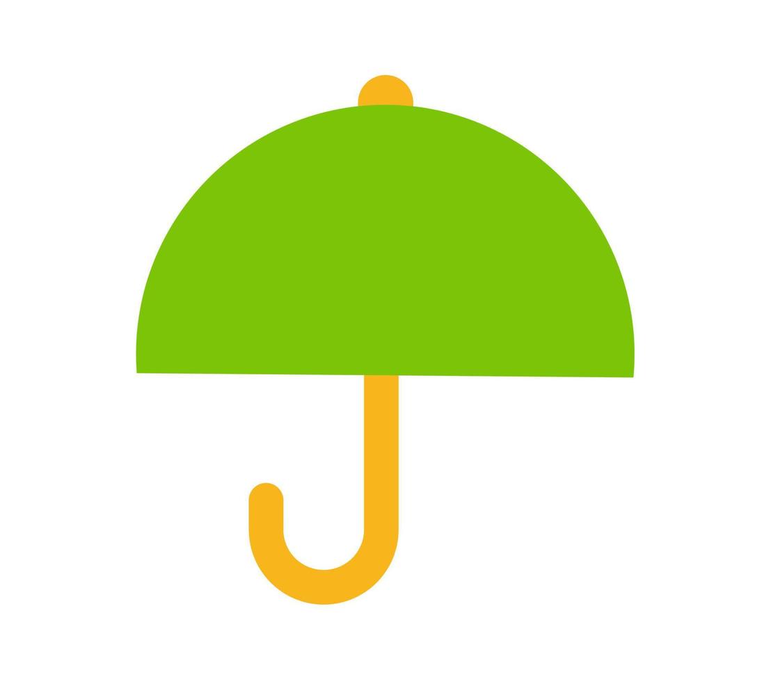 design vetorial, ícone, ilustração em forma de guarda-chuva vetor