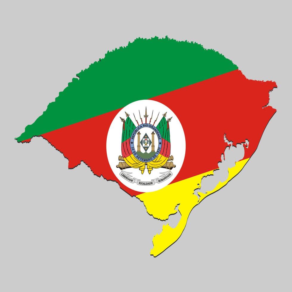 mapa com bandeira nacional vetor