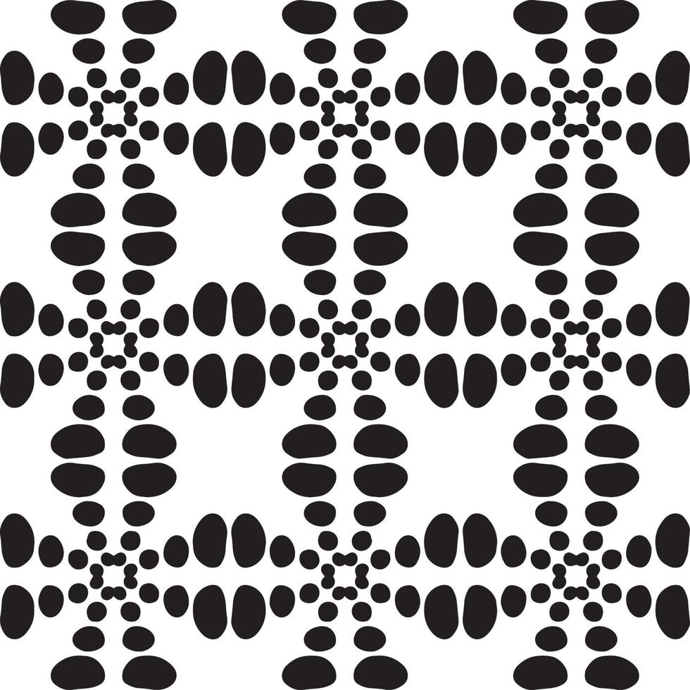 padrão geométrico abstrato sem costura desenhado à mão vetor
