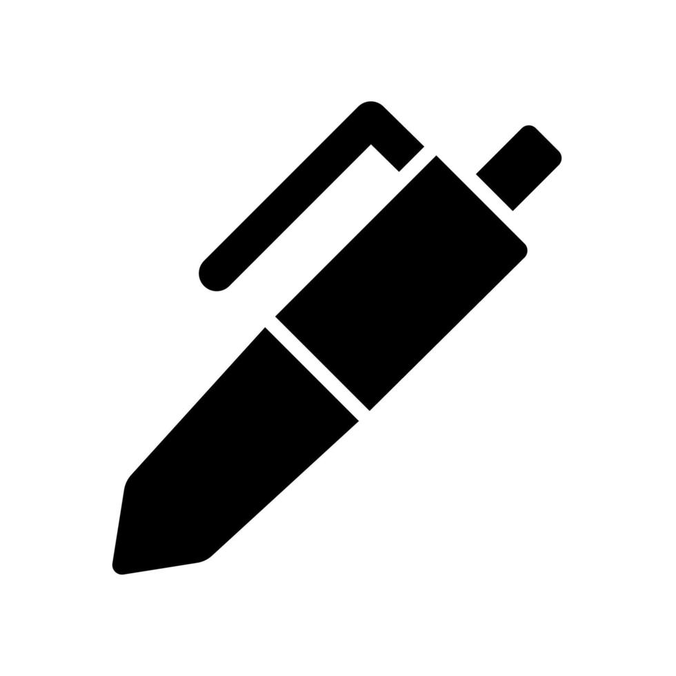 gráfico de ilustração vetorial de ícone de caneta vetor