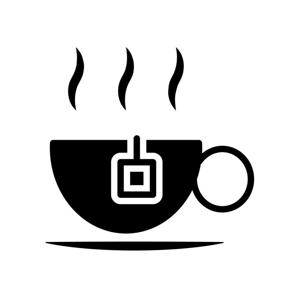 gráfico de ilustração vetorial de ícone de xícara de chá vetor