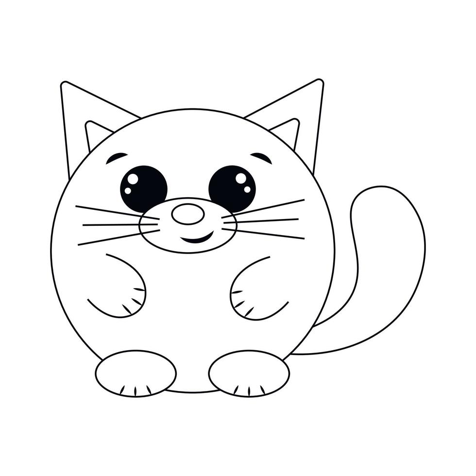 Como desenhar um gato de desenho animado