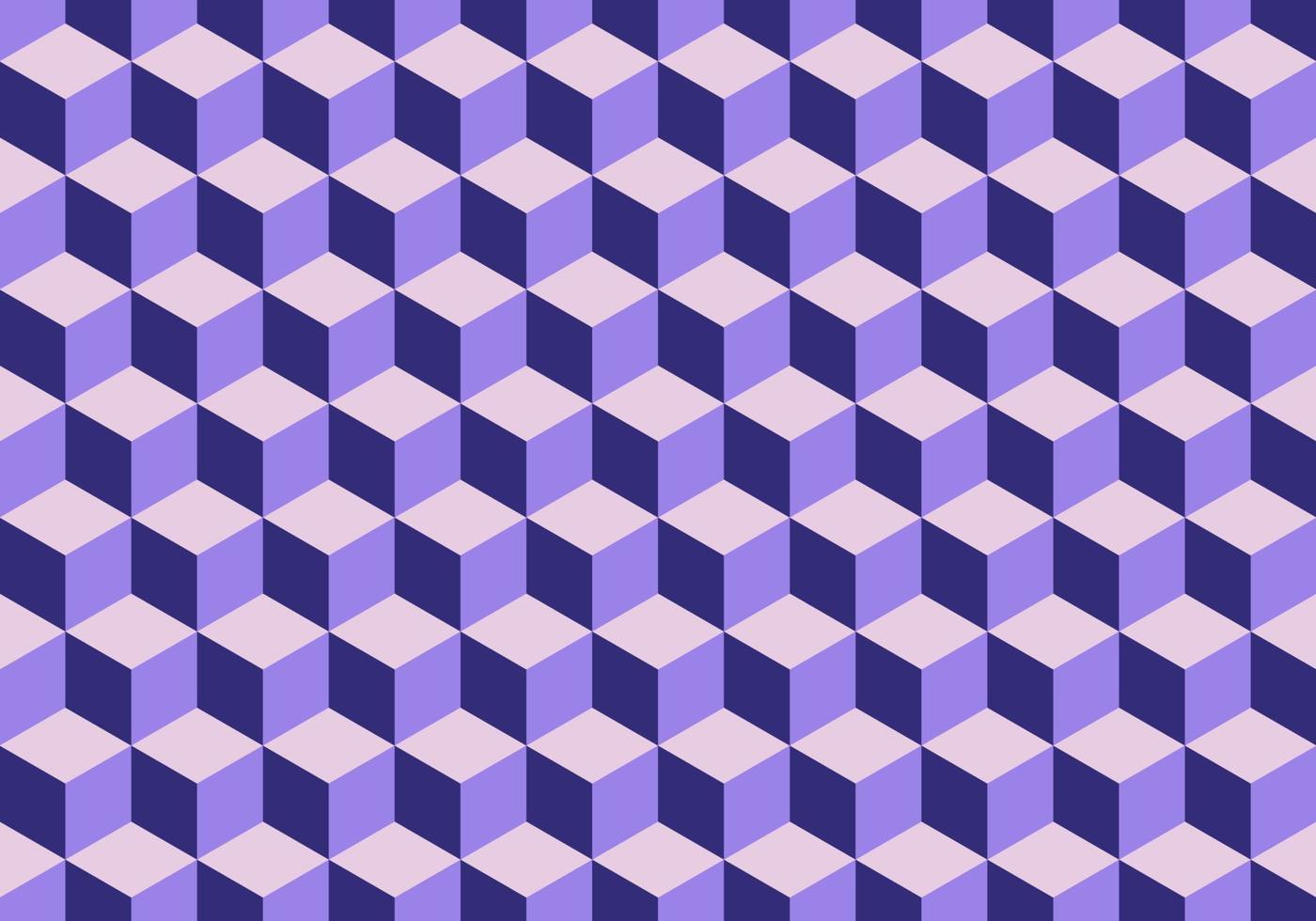 padrão de cubo sem costura. fundo de vetor geométrico abstrato
