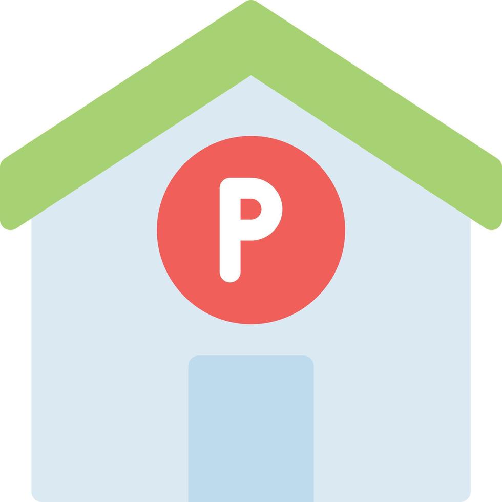 estacionamento em casa ilustração vetorial em ícones de símbolos.vector de qualidade background.premium para conceito e design gráfico. vetor
