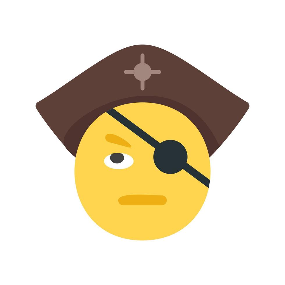 ícone de linha pirata vetor