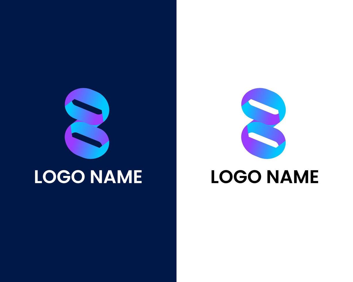 modelo de design de logotipo colorido criativo letra s e z vetor