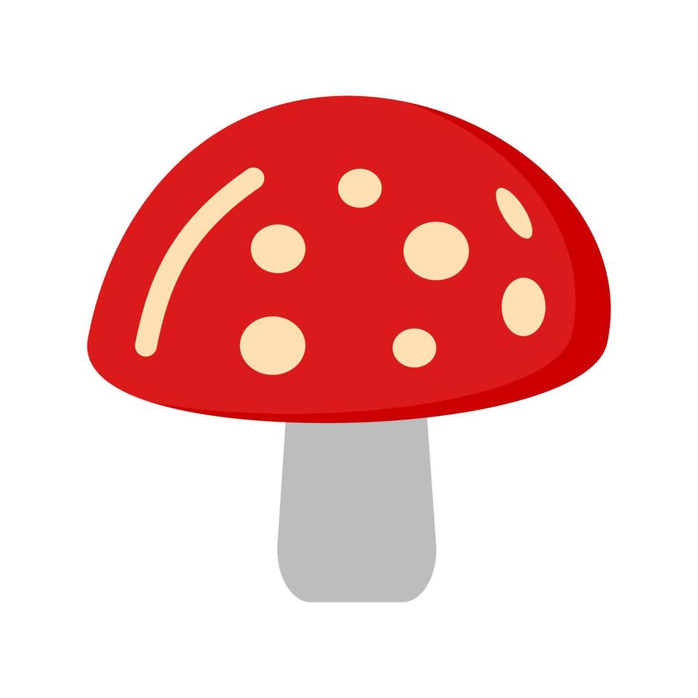 ícone de linha de cogumelo vetor