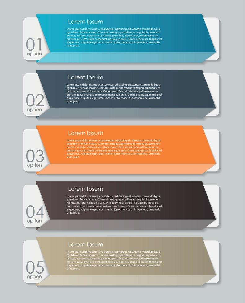 elementos de design de infográfico para sua ilustração vetorial de negócios. vetor