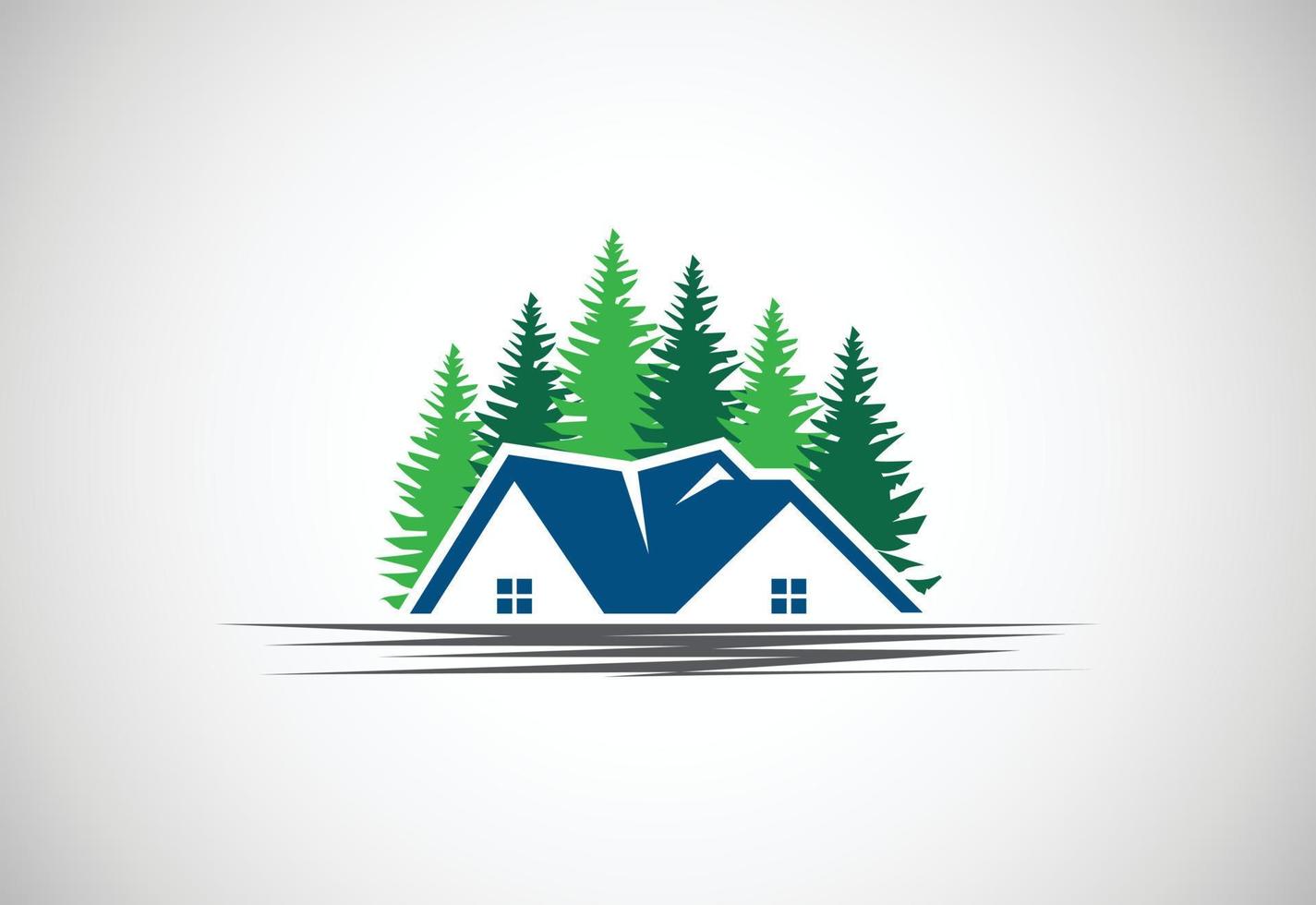 logotipo imobiliário, logotipo da casa, símbolo de sinal de logotipo em casa vetor