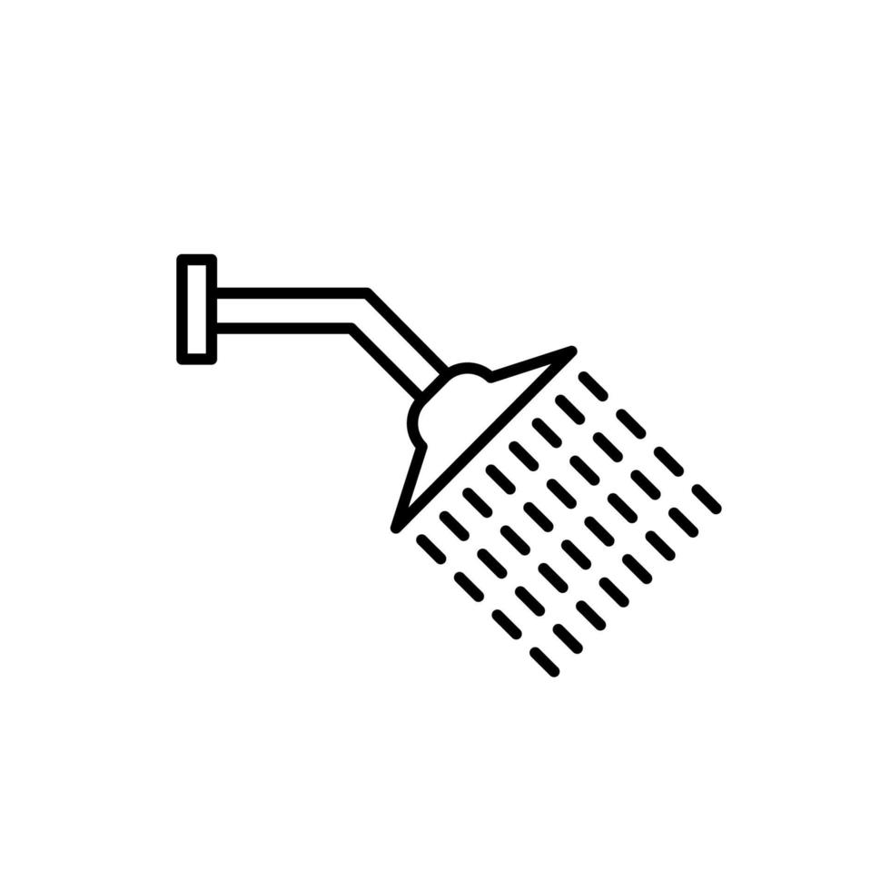 gráfico de ilustração vetorial de ícone de chuveiro vetor