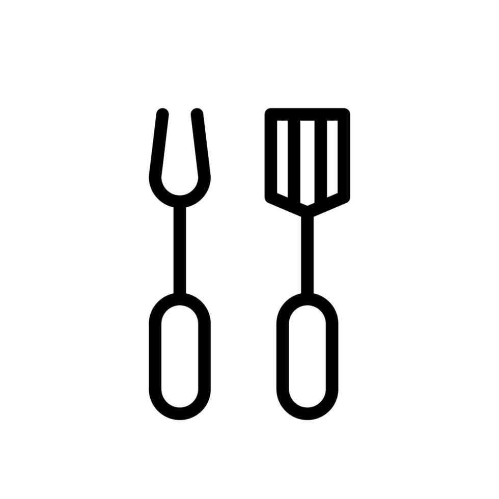 gráfico de ilustração vetorial de ícone de churrasco vetor