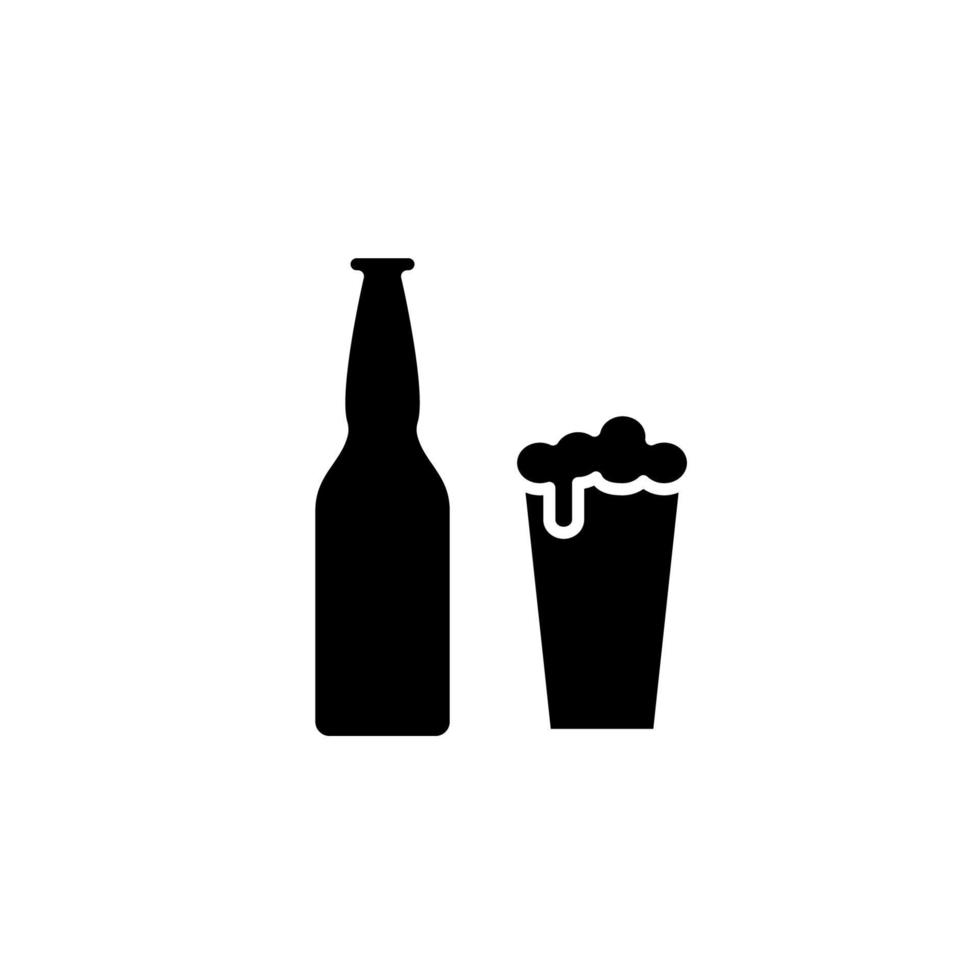 gráfico de ilustração vetorial de ícone de cerveja vetor