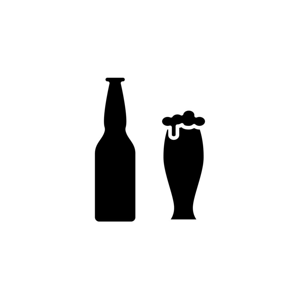gráfico de ilustração vetorial de ícone de cerveja vetor