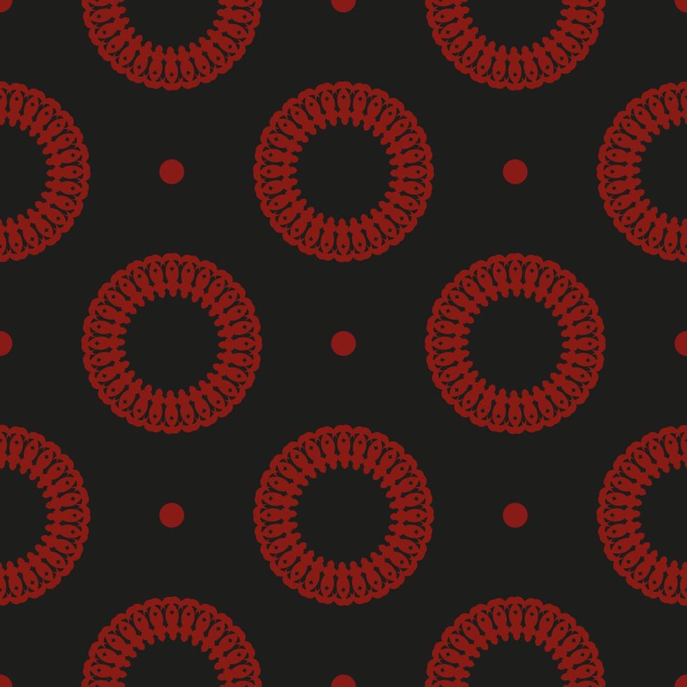 de fundo vector sem costura abstrato preto e vermelho chinês. papel de parede em um modelo de estilo vintage. ornamento gráfico para papel de parede, tecido, embrulho, embalagem. estilo simples, ilustração vetorial.