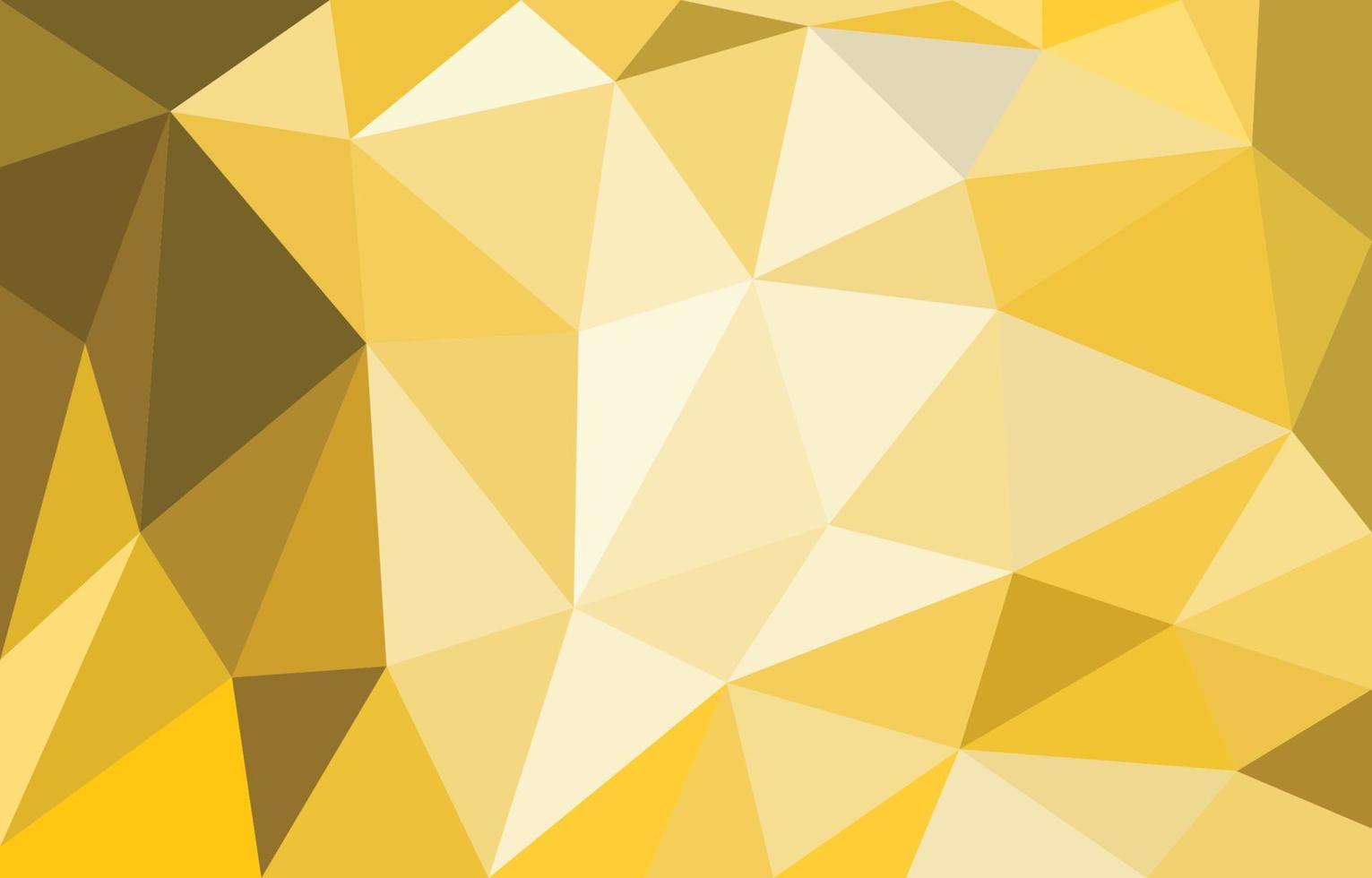 fundo abstrato de forma de triângulo geométrico de polígono baixo amarelo, ilustração vetorial, estilo minimalista vetor