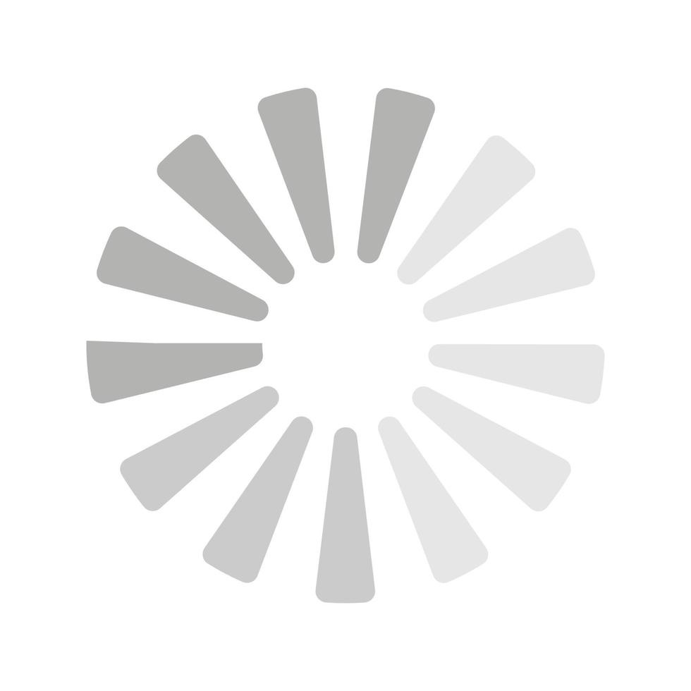 círculo carregando ilustração em vetor ícone. símbolo de progresso ou cor de processo editável