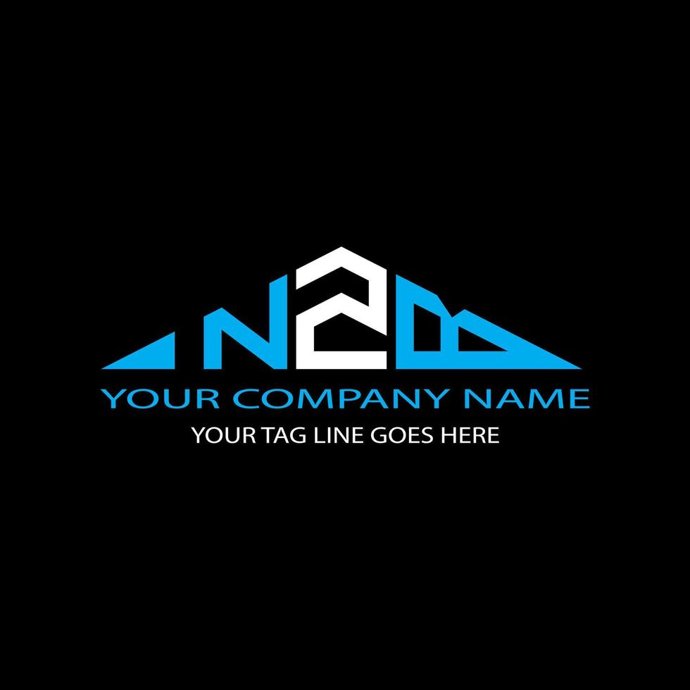 design criativo do logotipo da carta nzb com gráfico vetorial vetor