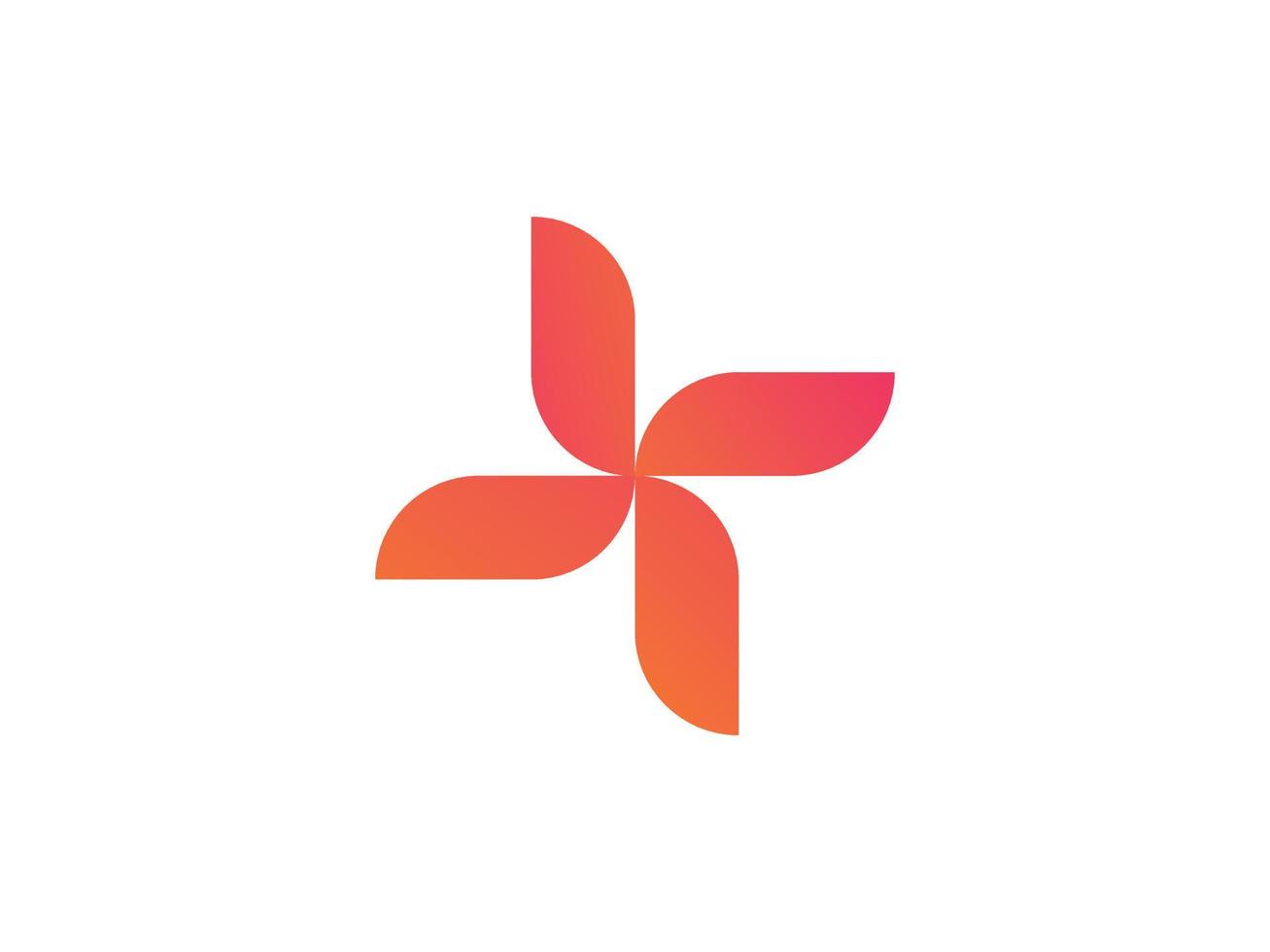 design de logotipo de flor criativa. flor de vetor