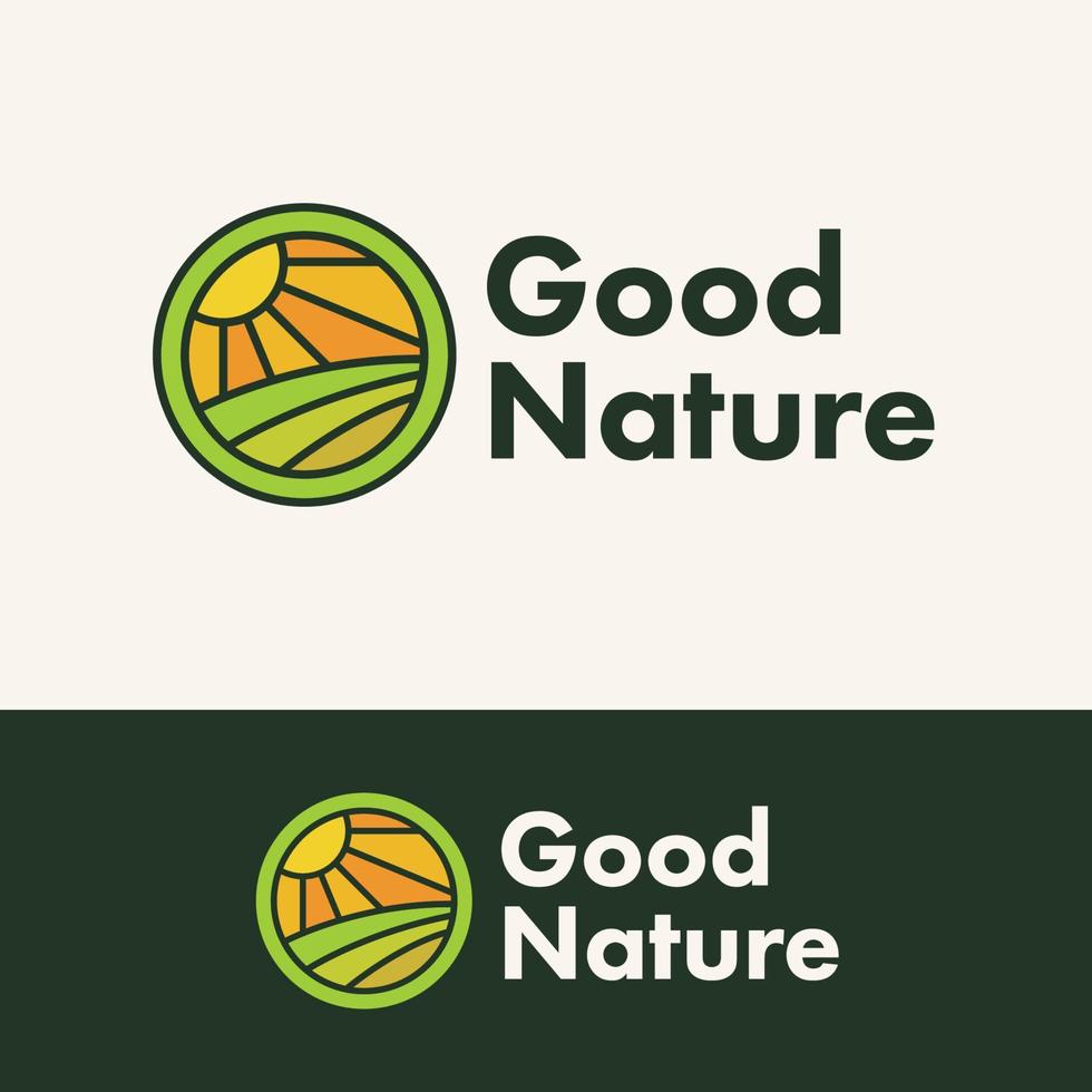 conceito de logotipo natural orgânico elegante vetor