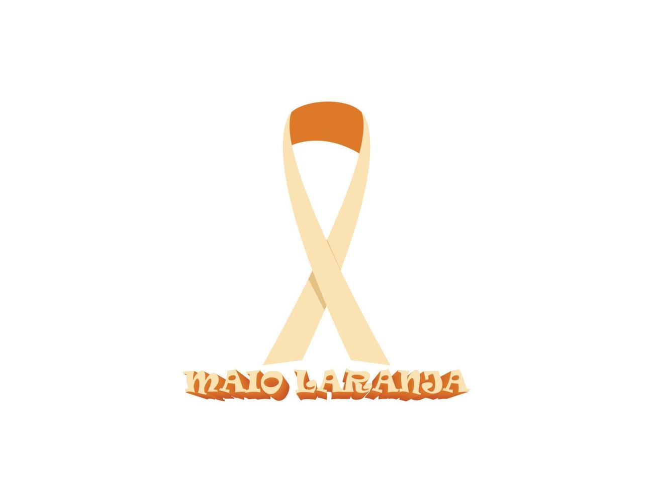 maio laranja brasil brasil brasilia laranja proteção assédio feminino proteção mês maio vetor