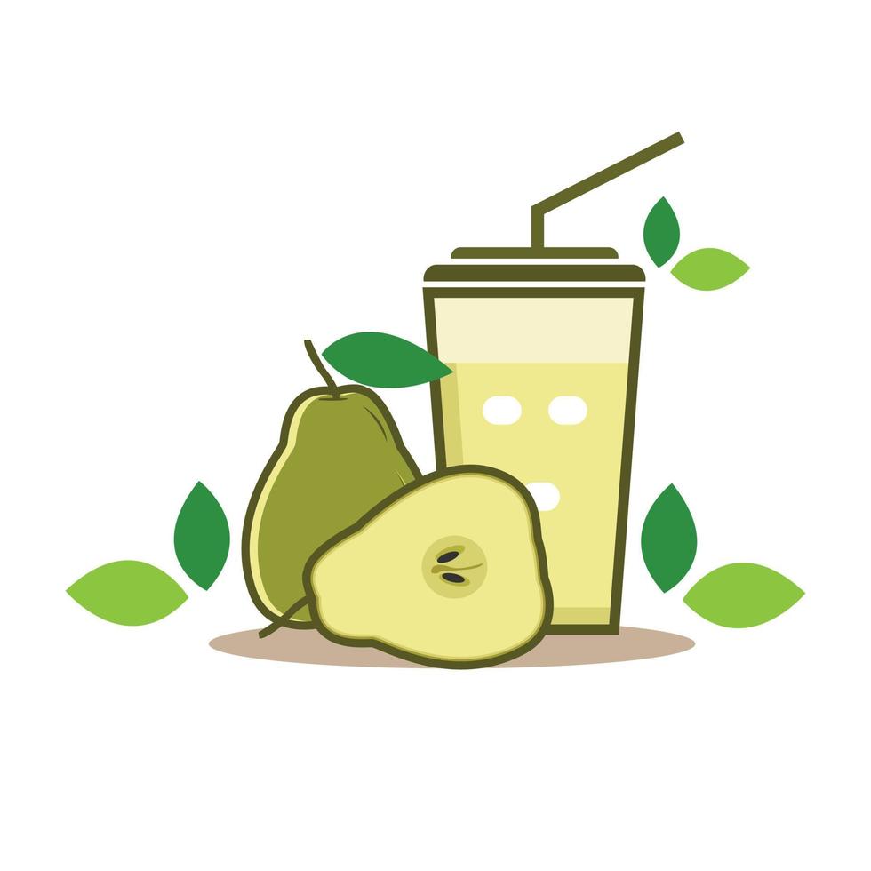 logotipo de suco de cais vetor