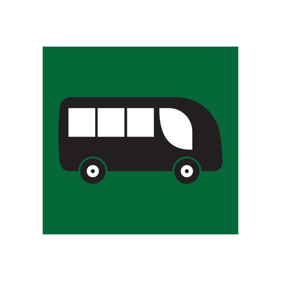 design de ilustração vetorial de ícone de ônibus vetor