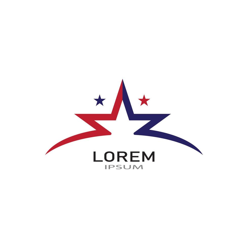 vetor de logotipo de estrela