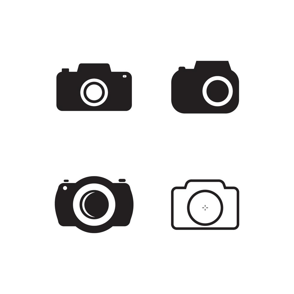 design de ilustração vetorial de ícone de câmera vetor