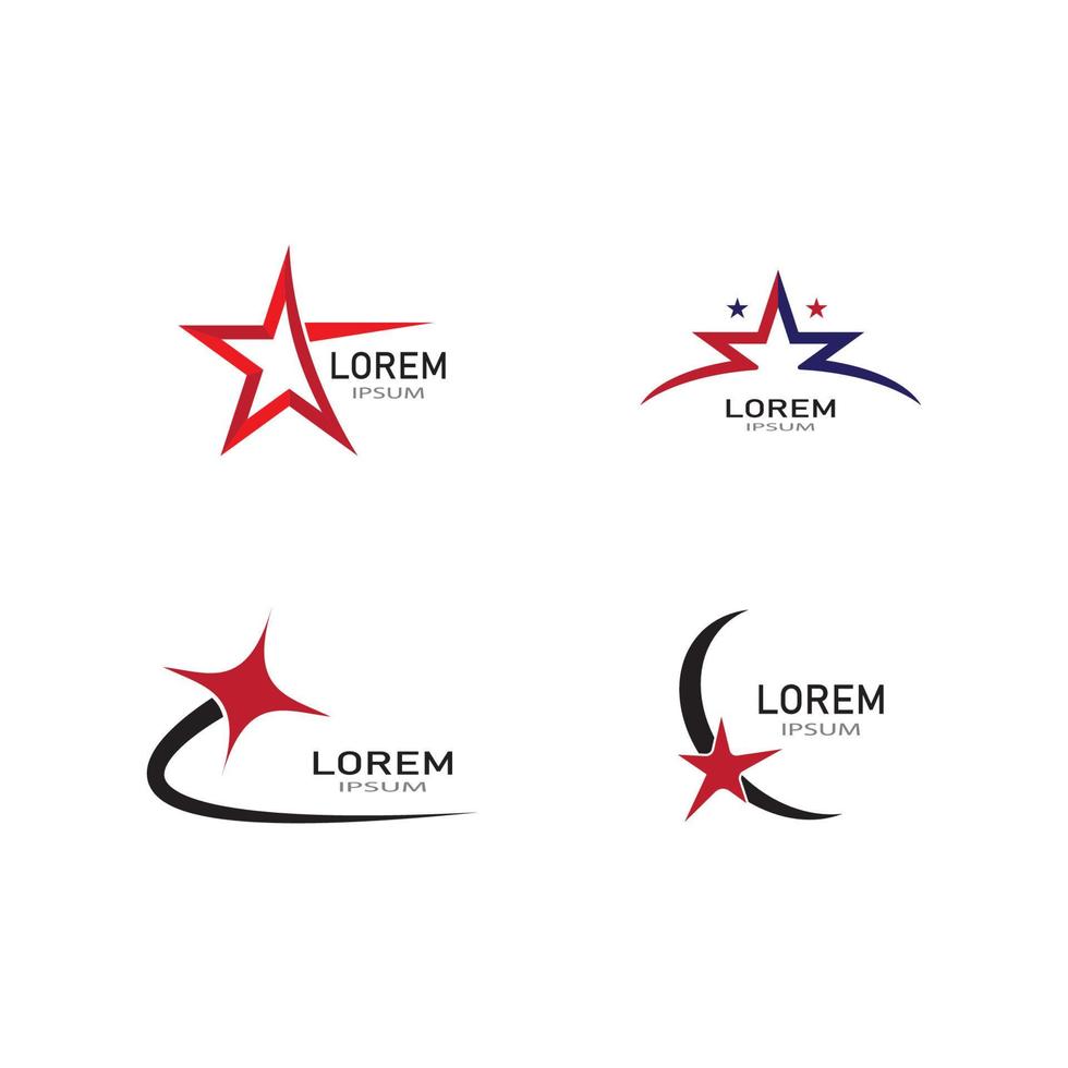 vetor de logotipo de estrela