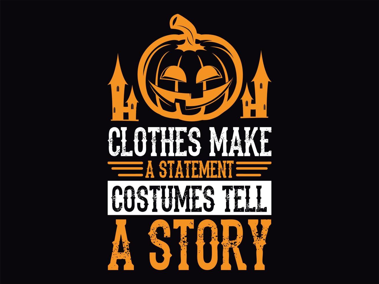 arquivo de design de camiseta de halloween vetor