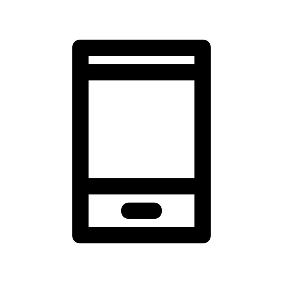 smartphone ilustrado em um fundo branco vetor