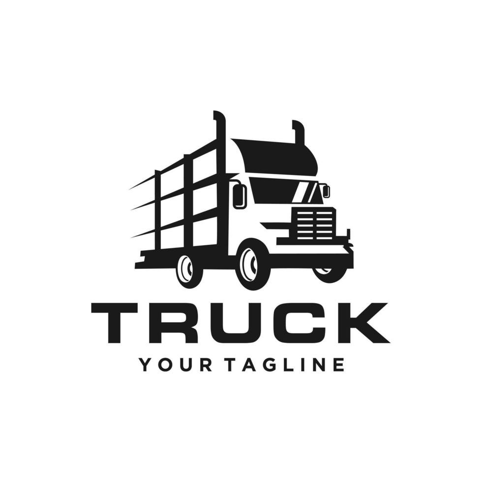 modelo de vetor de logotipo de caminhão